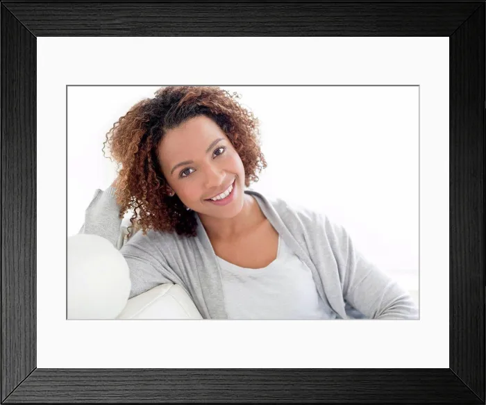 Framed Print : Portrait of mid adult woman Framed Print : Portrait of mid adult woman