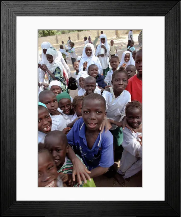 Framed Print : Gambia, Western Gambia, Tanji, Tanji Village Framed Print : Gambia, Western Gambia, Tanji, Tanji Village