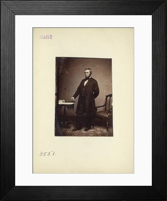 Framed Print : Hon. James Harlan, Iowa 19th Century Mathew Brady, Quartermaster, and Other Civil War Photographs Framed Print : Hon. James Harlan, Iowa 19th Century Mathew Brady, Quartermaster, and Other Civil War Photographs