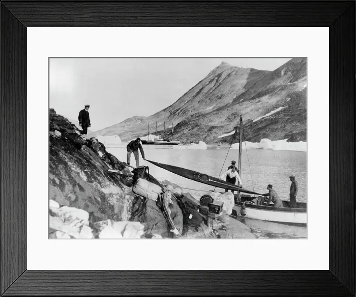 Framed Print : Greenland Air Survey Expedition - Watkins Last Day: Mr