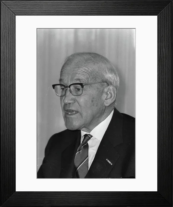 Framed Print : Anefo photo collection. Jhr. P. J. Six. November 9, 1967