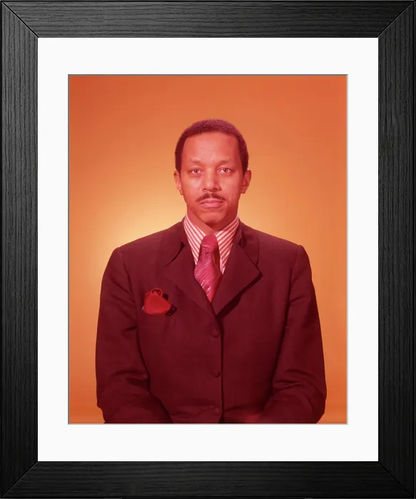 Framed Print : 1960S Portrait African American Man Wearing Suit