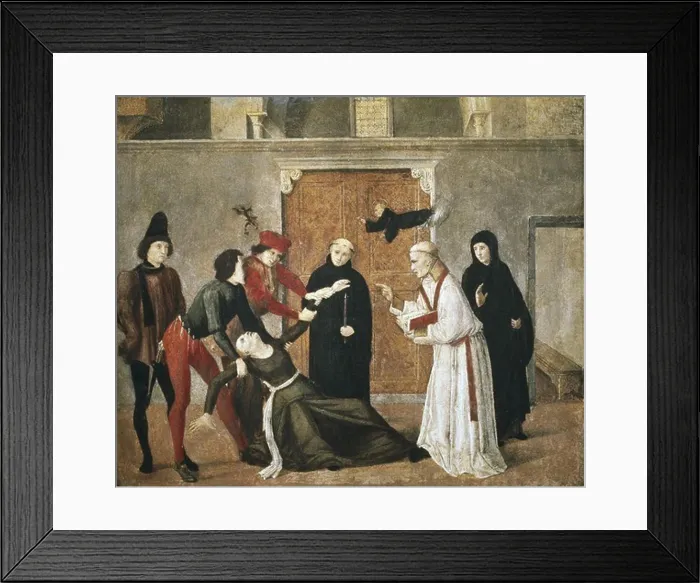 Framed Print : Exorcism of one possessed by the devil Framed Print : Exorcism of one possessed by the devil