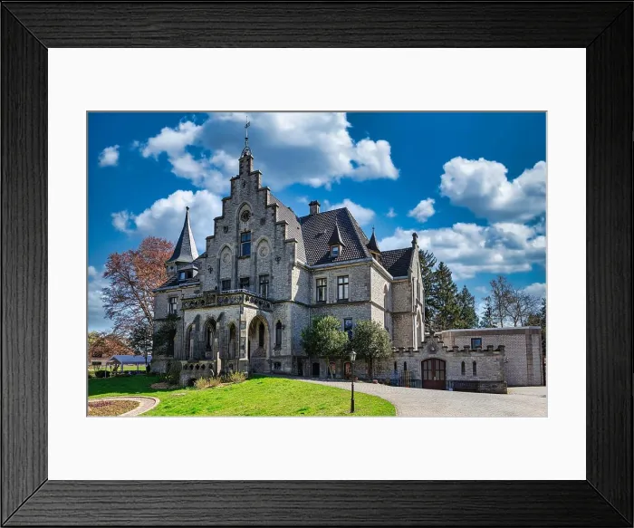 Framed Print : The castle Gestorf is located in Lower Saxony, Germany Framed Print : The castle Gestorf is located in Lower Saxony, Germany
