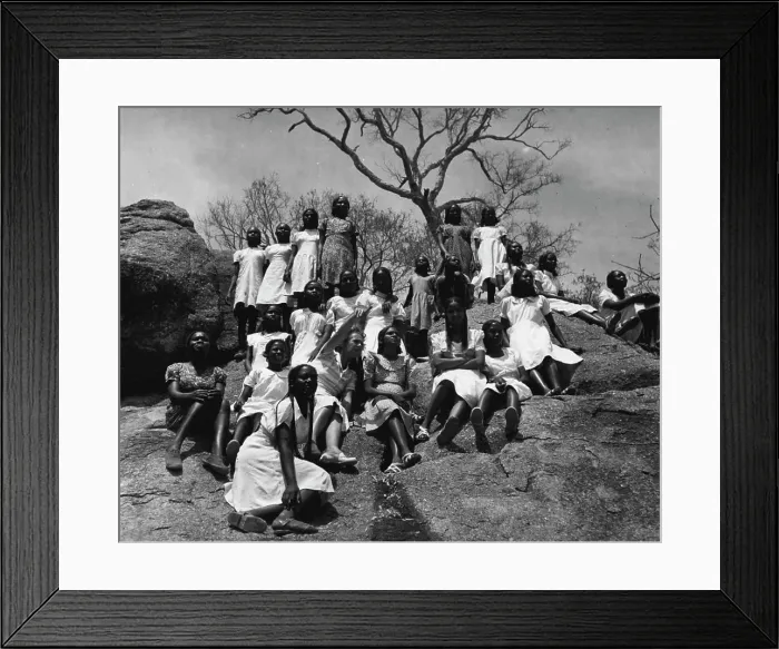 Framed Print : Sudanese Girls Train To Be Teachers Framed Print : Sudanese Girls Train To Be Teachers