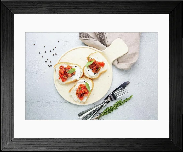 Framed Print : bruschetta with tomatoes and labneh cheese side view bruschetta with tomatoes and labneh cheese Copyright: xZoonar Framed Print : bruschetta with tomatoes and labneh cheese side view bruschetta with tomatoes and labneh cheese Copyright: xZoonar