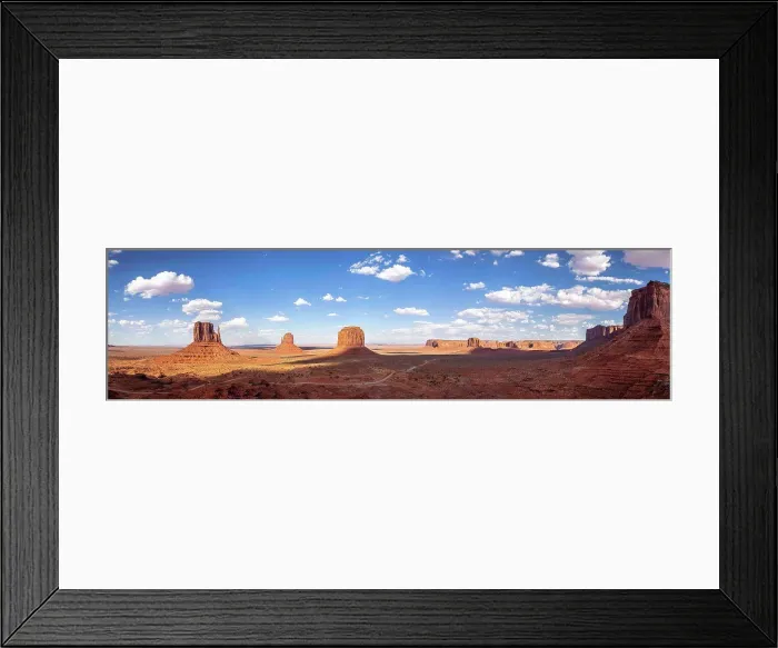 Framed Print : Dusk panoramic at Monument Valley in northern Arizona Framed Print : Dusk panoramic at Monument Valley in northern Arizona