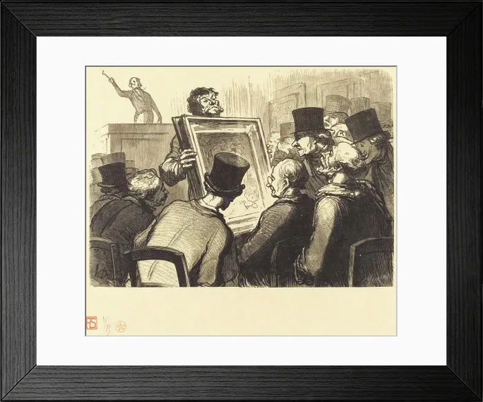 Framed Print : Charles Maurand after Honoré Daumier Framed Print : Charles Maurand after Honoré Daumier