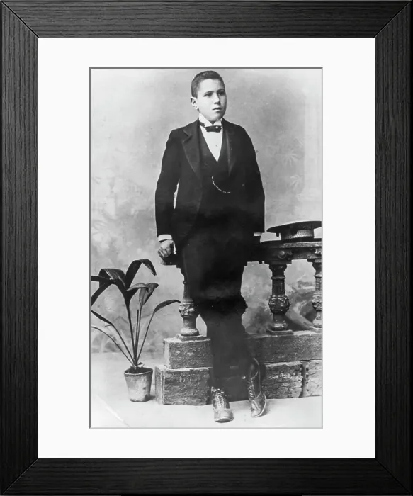 Framed Print : The young Francesco Baracca at the time of high school in Florence, 1905 Framed Print : The young Francesco Baracca at the time of high school in Florence, 1905