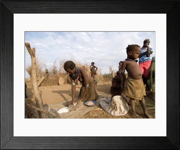 Framed Print : Ethiopia: Lower Omo River Basin Framed Print : Ethiopia: Lower Omo River Basin