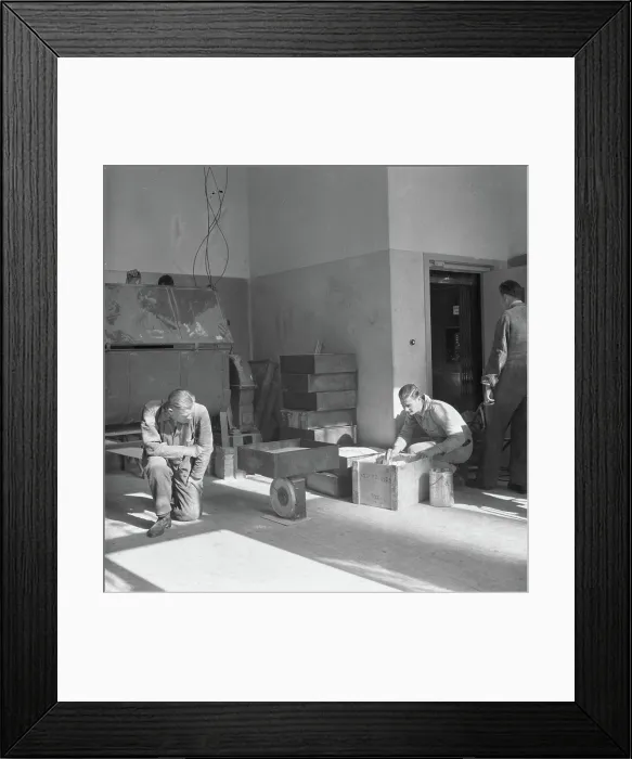 Framed Print : Anefo photo collection. Food factory 'Limco'. April 17, 1946 Framed Print : Anefo photo collection. Food factory 'Limco'. April 17, 1946