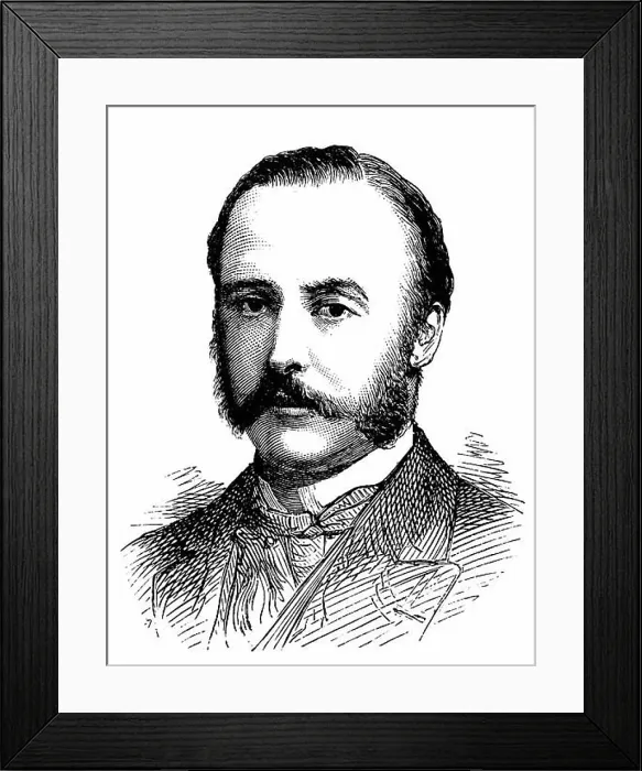 Framed Print : C. T. Dyke Acland, House of Commons, England, historical illustration, 1884 Framed Print : C. T. Dyke Acland, House of Commons, England, historical illustration, 1884