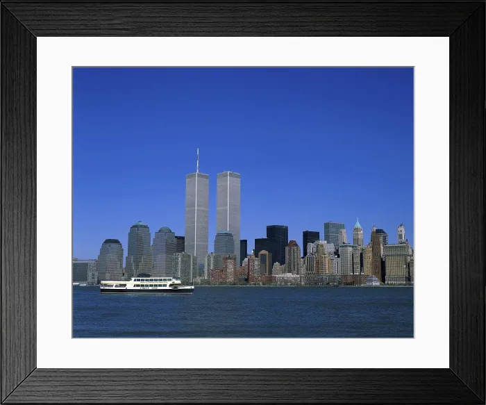Framed Print : City on the waterfront, New York City, New York, USA Framed Print : City on the waterfront, New York City, New York, USA