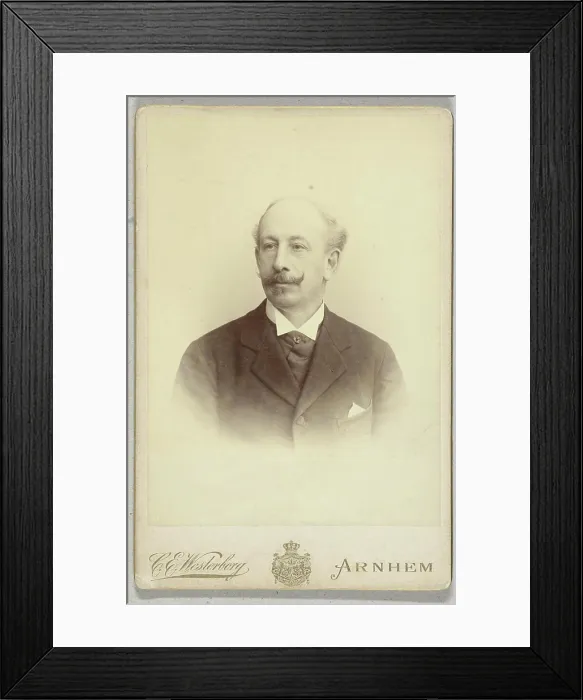 Framed Print : Portrait of Chris van Braam, Carel Eduard Westerborg Framed Print : Portrait of Chris van Braam, Carel Eduard Westerborg