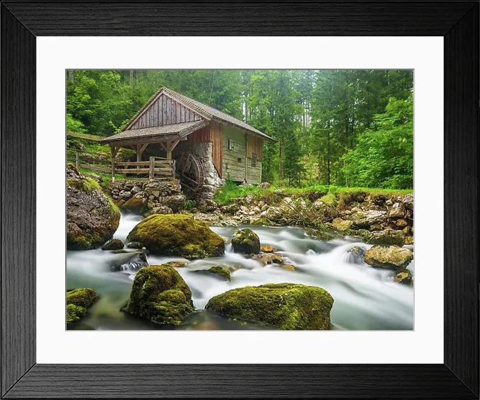 Framed Print : Old mill at the Golling waterfall, Golling, Tennengau, Land Salzburg, Austria, Europe Framed Print : Old mill at the Golling waterfall, Golling, Tennengau, Land Salzburg, Austria, Europe
