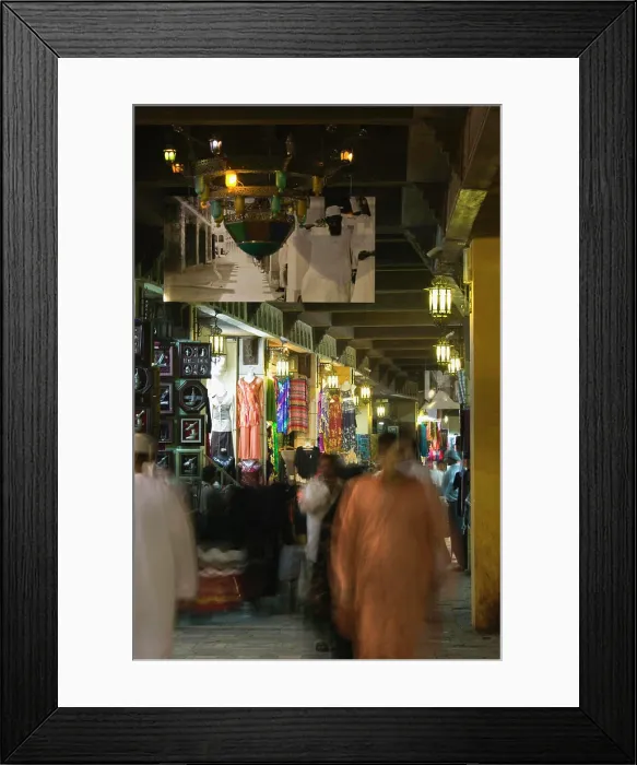 Framed Print : Oman, Muscat, Mutrah. Mutrah Souk / Market (NR) Framed Print : Oman, Muscat, Mutrah. Mutrah Souk / Market (NR)
