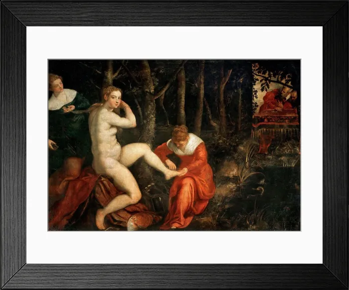 Framed Print : Susanna and the Elders by Tintoretto Framed Print : Susanna and the Elders by Tintoretto