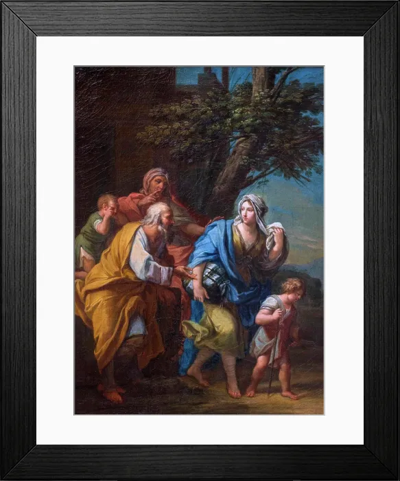 Framed Print : 1680 Gaeta 1764 Naples. (Sebastiano Conca; The VerstoBung Hagar) Framed Print : 1680 Gaeta 1764 Naples. (Sebastiano Conca; The VerstoBung Hagar)