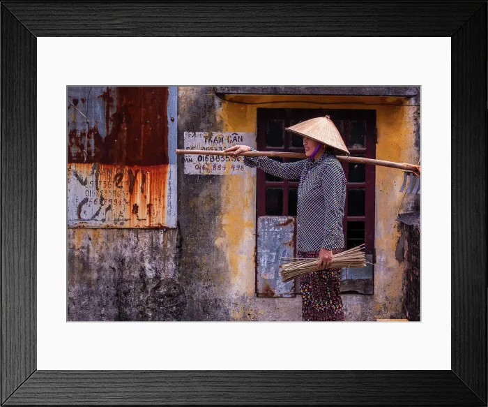 Framed Print : Streets of Hanoi, Vietnam Framed Print : Streets of Hanoi, Vietnam