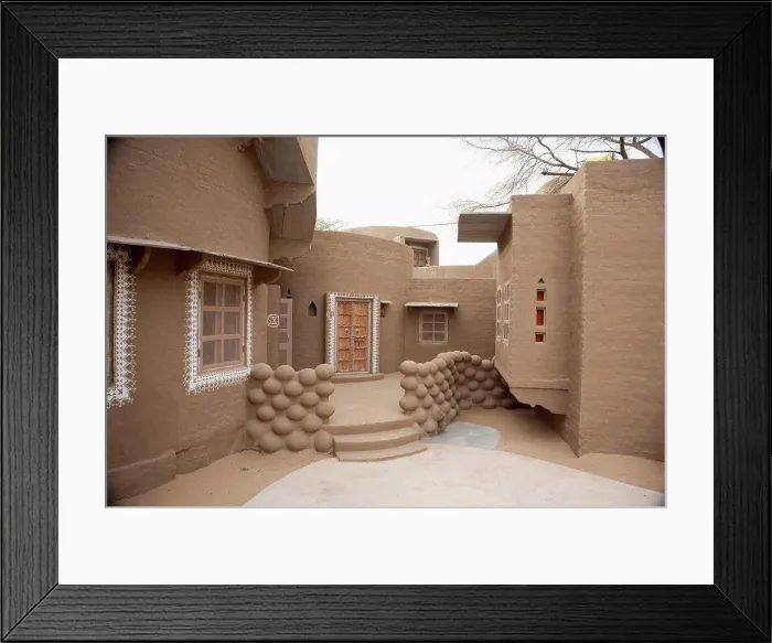 Framed Print : The Desert Resort In Mandawa, Rajasthan, India Framed Print : The Desert Resort In Mandawa, Rajasthan, India