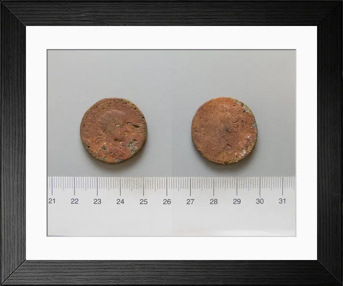 Framed Print : Mint: Edessa, Mesopotamia, Coin fromEdessa