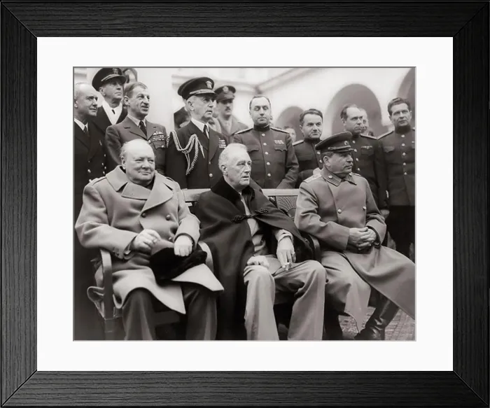 Framed Print : The Big Three at Yalta Framed Print : The Big Three at Yalta