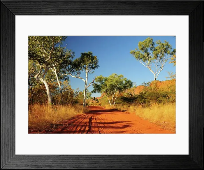 Framed Print : Road in Purnululu National Park, Kimberley, Western Australia, Australia Framed Print : Road in Purnululu National Park, Kimberley, Western Australia, Australia