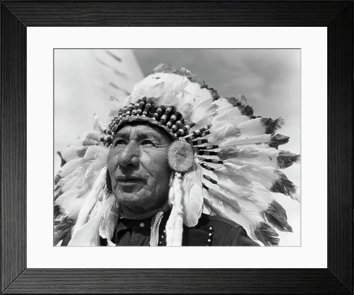 Framed Print : Close-up of a tribal man