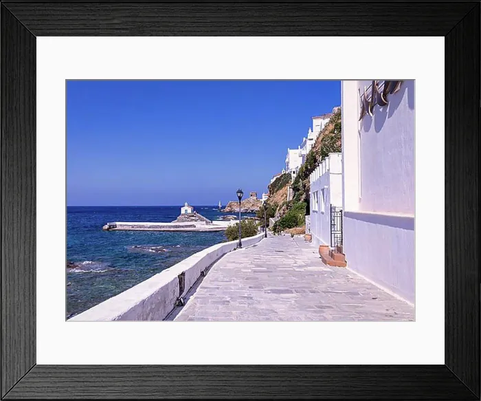 Framed Print : Chapel, Hora, Andros Island, Cyclades, Greece, Europe Framed Print : Chapel, Hora, Andros Island, Cyclades, Greece, Europe