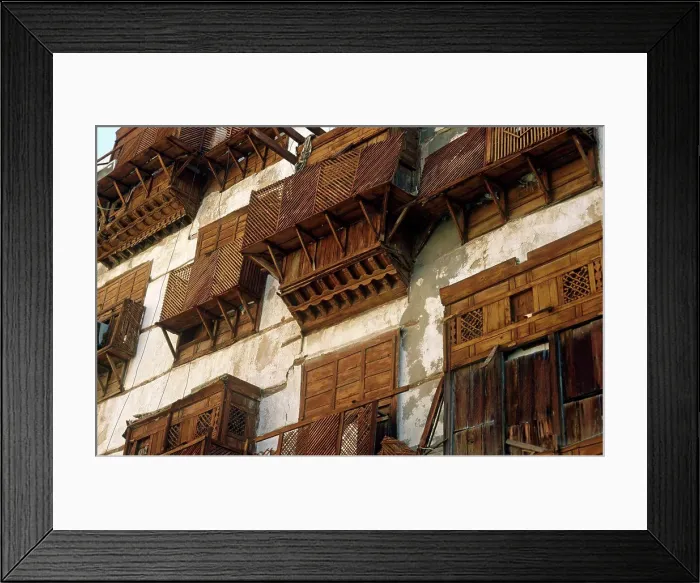 Framed Print : Saudi Arabia, Makkah, Jeddah. Al-Balad Framed Print : Saudi Arabia, Makkah, Jeddah. Al-Balad