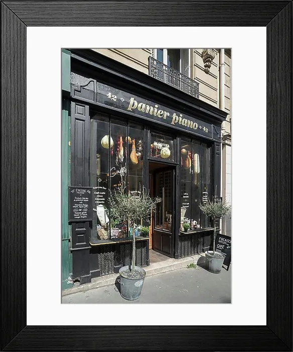 Framed Print : Panier Piano Life Centre, 42 Rue Saint-Jacques, Paris, France, Europe Framed Print : Panier Piano Life Centre, 42 Rue Saint-Jacques, Paris, France, Europe