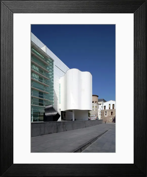 Framed Print : Macba, Barcelona Museum Of Contemporary Art By Richard Meier, Meier Richard, Spain, Architect Unknown Framed Print : Macba, Barcelona Museum Of Contemporary Art By Richard Meier, Meier Richard, Spain, Architect Unknown