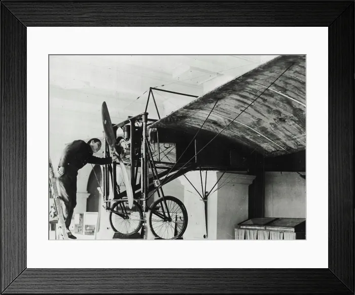 Framed Print : French Aviation Retrospective Exhibition