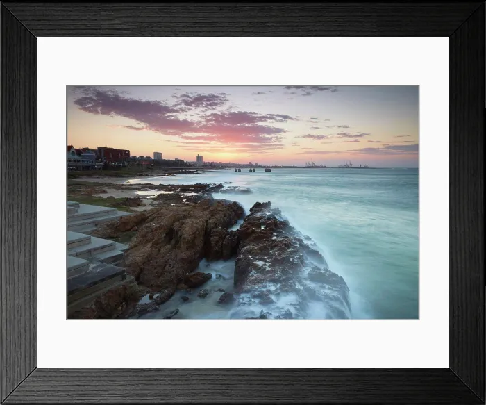 Framed Print : Sunset on Hobie Beach, Summerstrand, Port Elizabeth, Eastern Cape, South Africa Framed Print : Sunset on Hobie Beach, Summerstrand, Port Elizabeth, Eastern Cape, South Africa