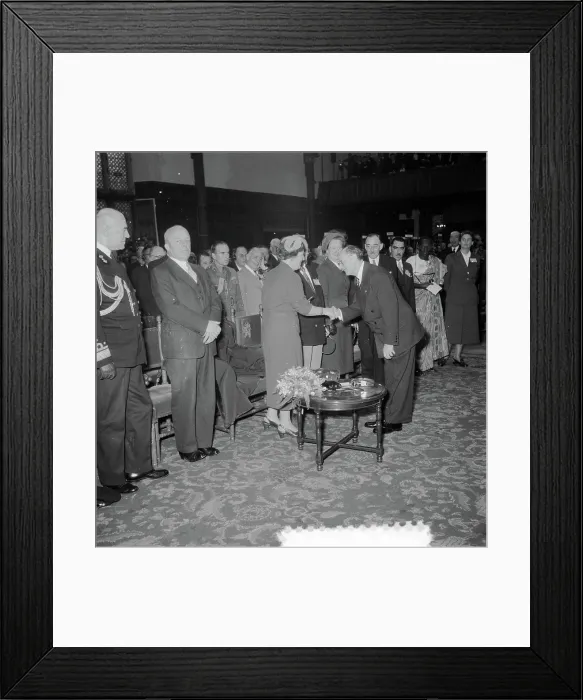 Framed Print : Anefo photo collection. Fourth general assembly of 'The World Veterans Federation' in the Ridderzaal The Hague