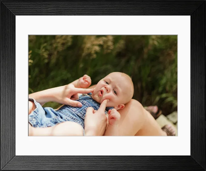 Framed Print : 6 month old baby boy Framed Print : 6 month old baby boy