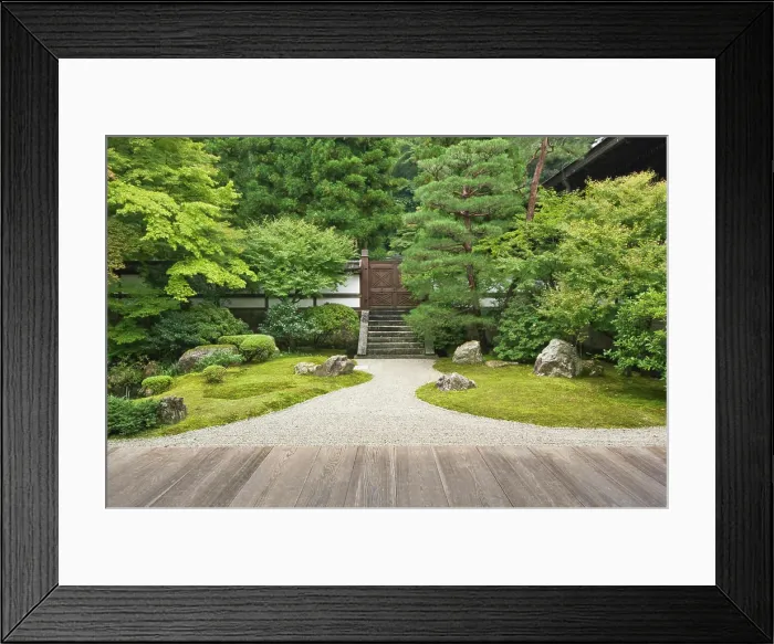 Framed Print : Japan, Kyoto, Sennyuji Temple Garden
