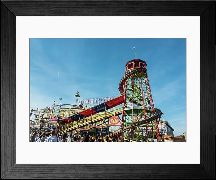 Framed Print : Toboggan Slide, funride, Oktoberfest, Munich, Upper Bavaria, Bavaria, Germany, Europe Framed Print : Toboggan Slide, funride, Oktoberfest, Munich, Upper Bavaria, Bavaria, Germany, Europe