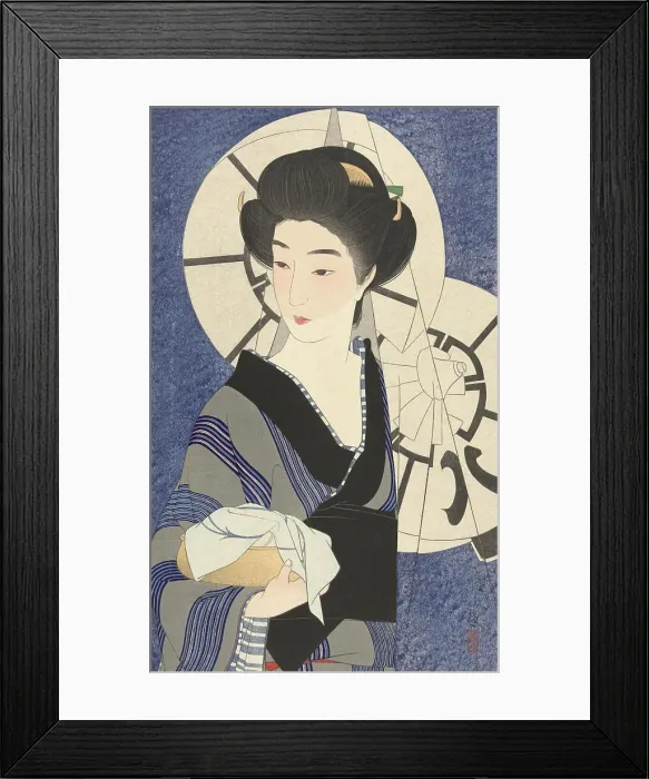 Framed Print : Japan, Ikeda, Torii, Kotondo, Yugaeri