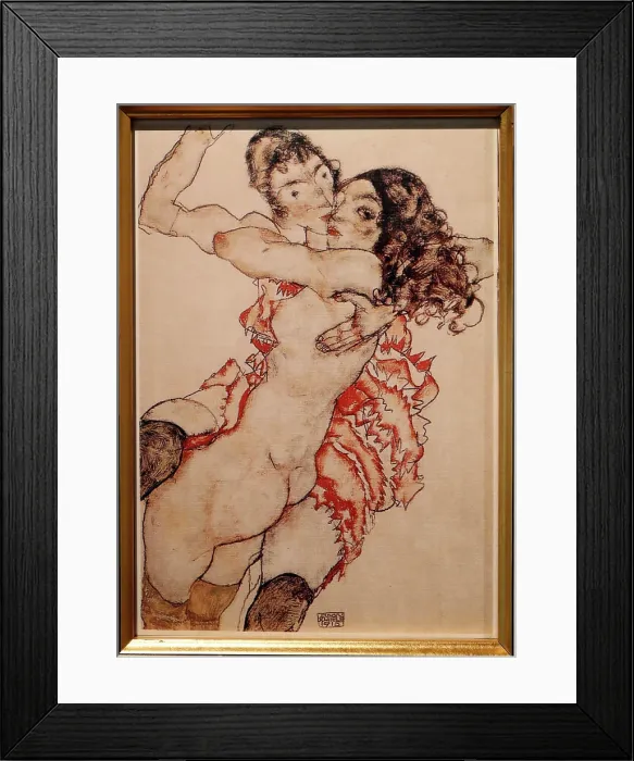 Framed Print : World Erotic Art Museum. Egon Shiel ( 1890-1918). Watercolor stamped signature. 1915. Miami, Florida, USA Framed Print : World Erotic Art Museum. Egon Shiel ( 1890-1918). Watercolor stamped signature. 1915. Miami, Florida, USA