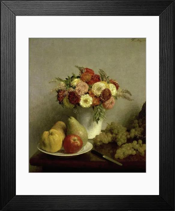 Framed Print : Flowers and Fruit (Fleurs et fruits) 1865 Henri Fantin-Latour (1836-1904 / French) Musee d'Orsay, Paris Framed Print : Flowers and Fruit (Fleurs et fruits) 1865 Henri Fantin-Latour (1836-1904 / French) Musee d'Orsay, Paris