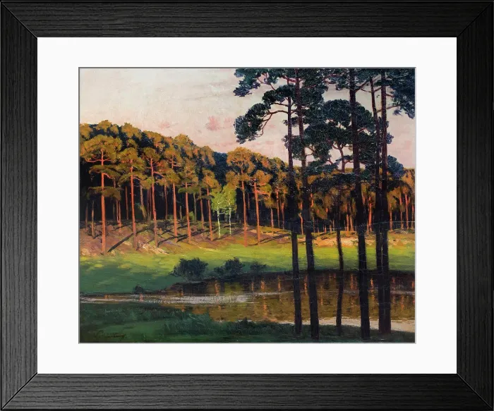 Framed Print : Schlachtensee Oil on canvas Walter Rudolf Leistikow; German (1865-1908) Framed Print : Schlachtensee Oil on canvas Walter Rudolf Leistikow; German (1865-1908)