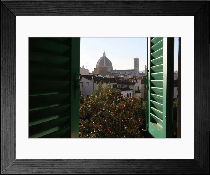 Framed Print : Duomo Santa Maria del Fiore, view from hotel window, Florence, Tuscany, Italy Framed Print : Duomo Santa Maria del Fiore, view from hotel window, Florence, Tuscany, Italy