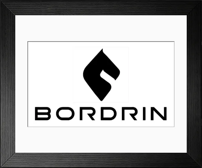Framed Print : Bordrin Logo, Car, Logo