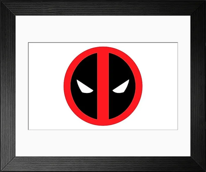 Framed Print : Deadpool Logo, Media & TV, Logo Framed Print : Deadpool Logo, Media & TV, Logo