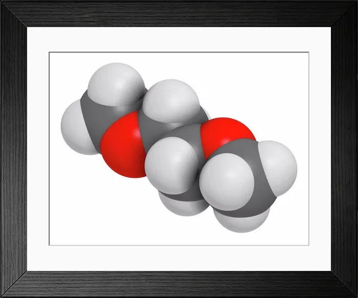 Framed Print : Dimethoxyethane (glyme, monoglyme) Framed Print : Dimethoxyethane (glyme, monoglyme)