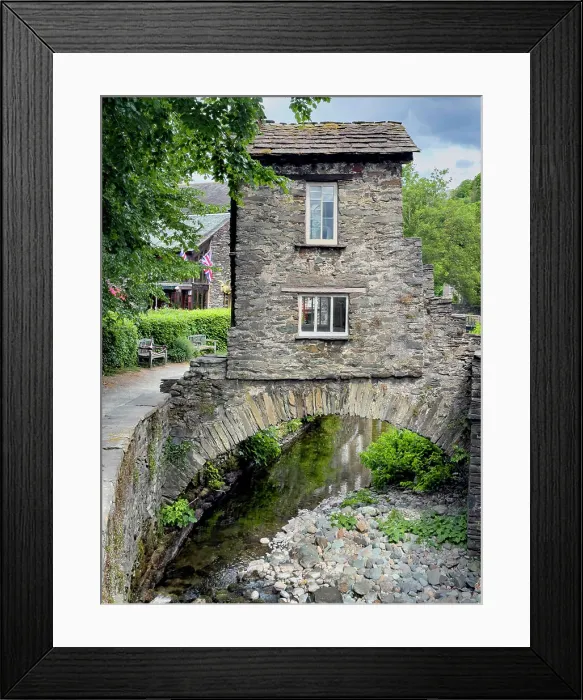 Framed Print : Bridge House in Ambleside in the Lake District, Cumbria in the United Kingdom Framed Print : Bridge House in Ambleside in the Lake District, Cumbria in the United Kingdom