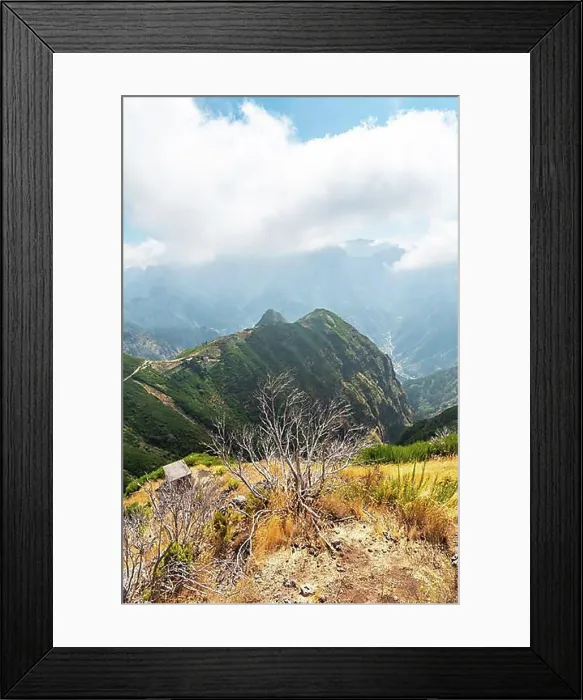 Framed Print : Miradouro Lombo do Mouro in a mountain viewpoint of Madeira in summer. Portugal Framed Print : Miradouro Lombo do Mouro in a mountain viewpoint of Madeira in summer. Portugal