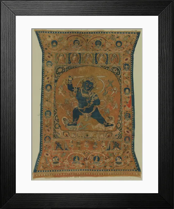 Framed Print : Achala, King of the Wrathful Ones (previously identified as Vighnantaka) Framed Print : Achala, King of the Wrathful Ones (previously identified as Vighnantaka)