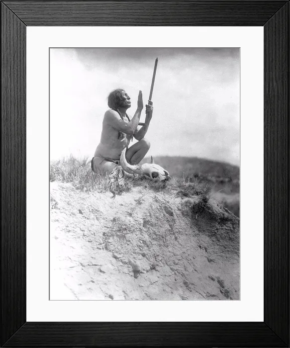 Framed Print : Edward S. Curits Native American Indians - Slow Bull Framed Print : Edward S. Curits Native American Indians - Slow Bull